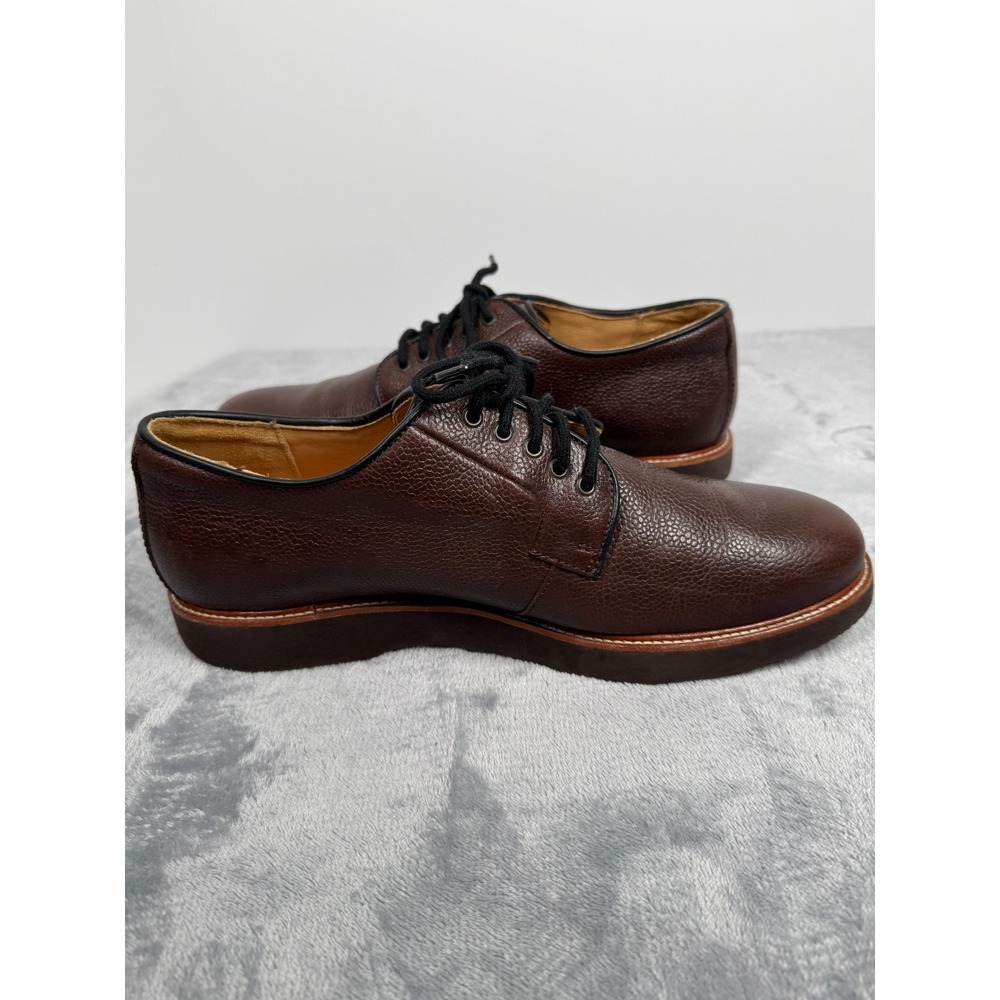Samuel Hubbard M2150 Men’s 10.5 Brown Leather Oxford Shoes Vibram Portugal - Picture 7 of 13